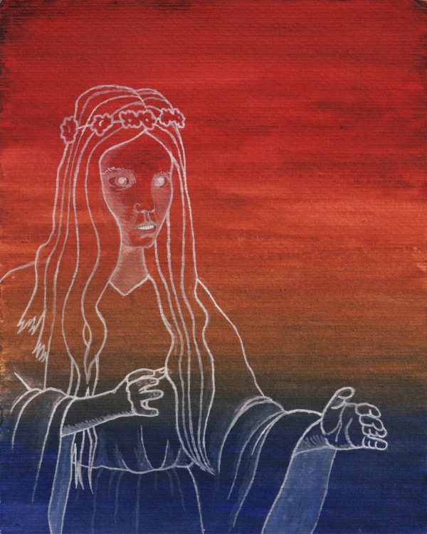 'Natalya', 2013<br />watercolor on paper<br />25 x 20 cm 